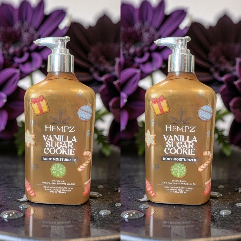 Hempz Vanilla Sugar Cookie Body Moisturizer 17 oz_ 2 units